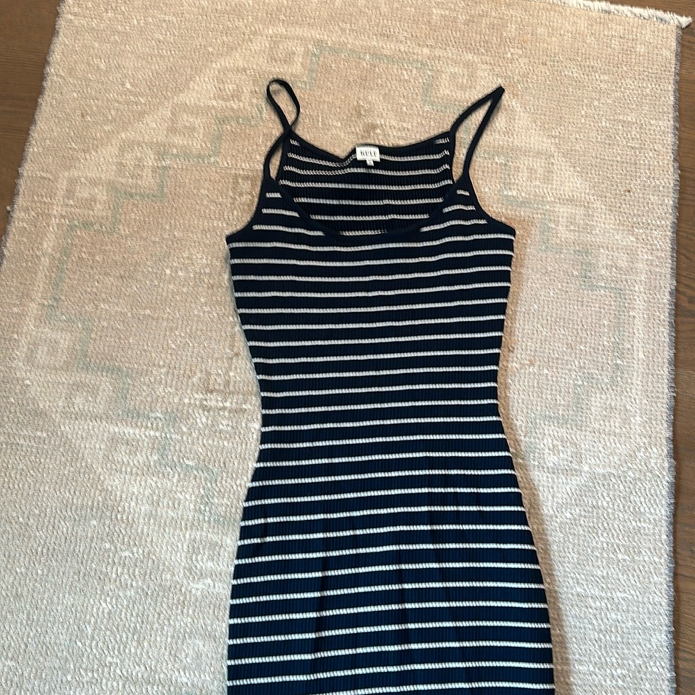 KULE Harlow striped tank dress size M